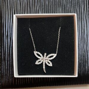 Silver Dragonfly Necklace